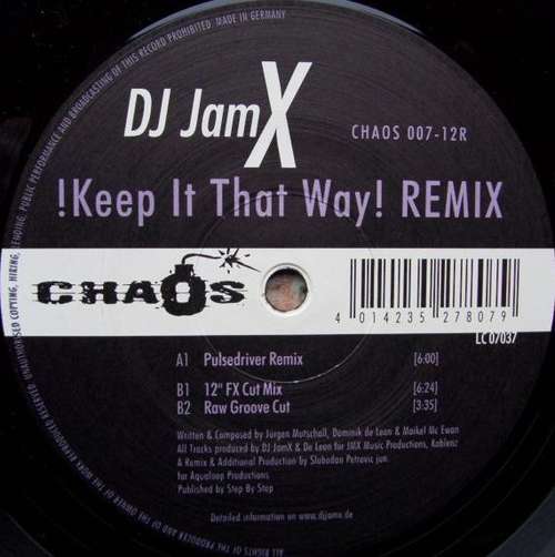 Cover !Keep It That Way! Remix Schallplatten Ankauf