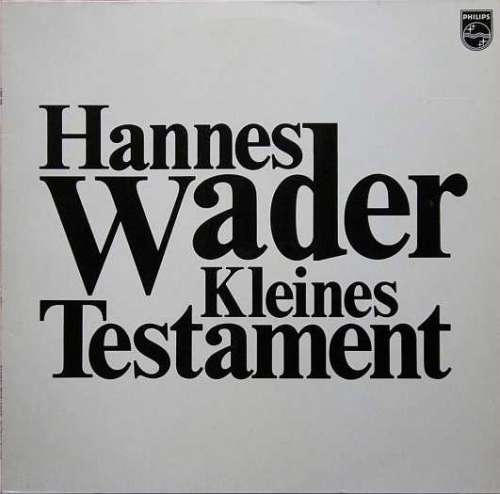 Cover Hannes Wader - Kleines Testament (LP, Album) Schallplatten Ankauf