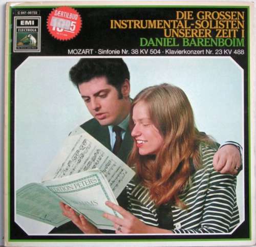 Bild Daniel Barenboim - Mozart* - Die Grossen Instrumental-Solisten Unserer Zeit I - Sinfonie Nr. 38 KV 504 · Klavierkonzert Nr. 23 KV 488 (LP, Comp) Schallplatten Ankauf