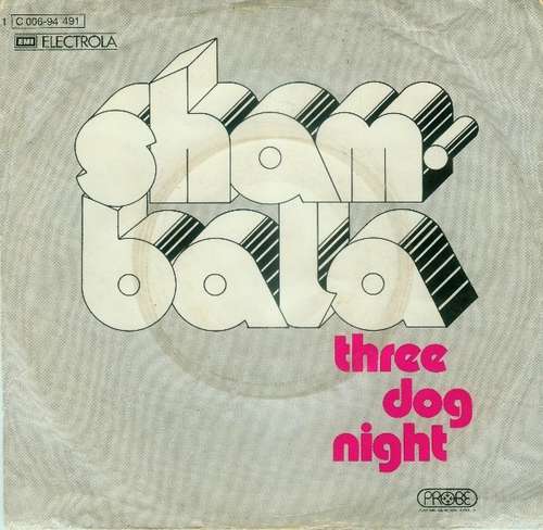Cover Three Dog Night - Shambala (7, Single, Mono) Schallplatten Ankauf
