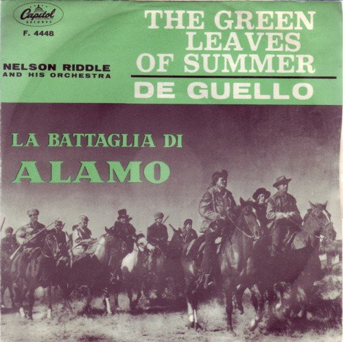 Cover Nelson Riddle And His Orchestra - The Green Leaves Of Summer / De Guello (7) Schallplatten Ankauf