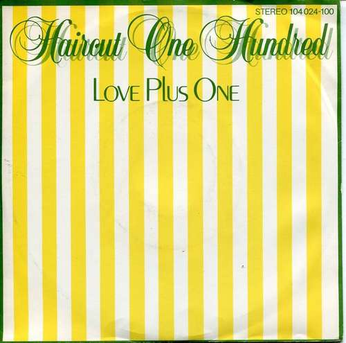 Cover Haircut One Hundred - Love Plus One (7, Single) Schallplatten Ankauf