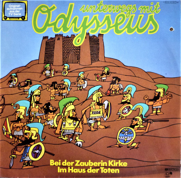 Cover Hans Clarin - Unterwegs Mit Odysseus (Bei Der Zauberin Kirke / Im Haus Der Toten) (LP) Schallplatten Ankauf