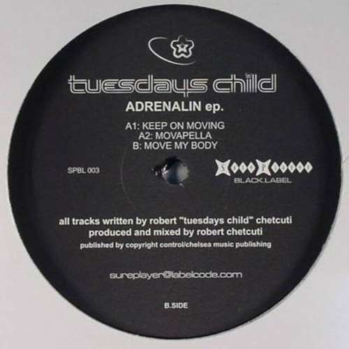 Cover Tuesdays Child - Adrenalin EP. (12, EP) Schallplatten Ankauf