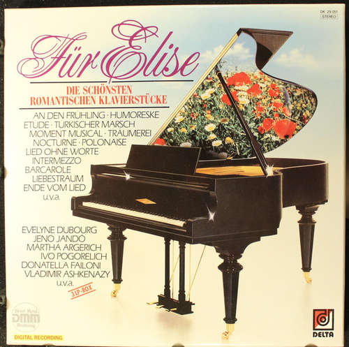 Cover Various - Für Elise (Die Schönsten Romantischen Klavierstücke) (3xLP, Comp + Box) Schallplatten Ankauf