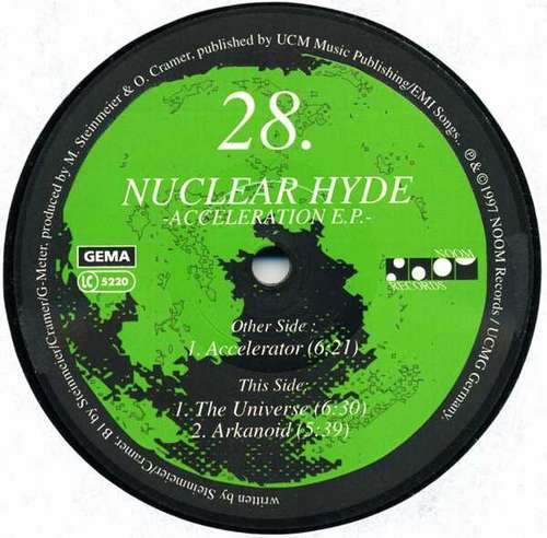 Cover Nuclear Hyde - Acceleration E.P. (12, EP) Schallplatten Ankauf