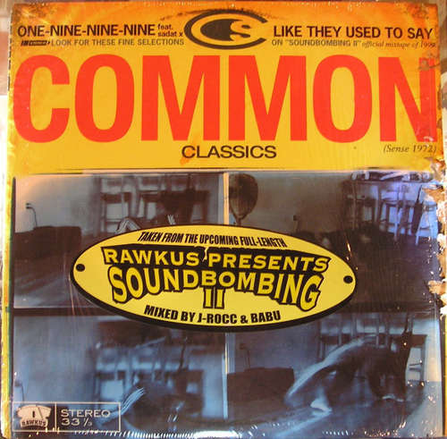 Cover Common - One-Nine-Nine-Nine / Like They Used To Say (12) Schallplatten Ankauf