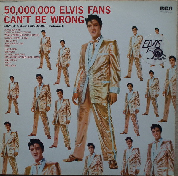 Cover Elvis Presley - 50,000,000 Elvis Fans Can't Be Wrong (Elvis' Gold Records, Vol. 2) (LP, Comp, Mono, RE) Schallplatten Ankauf