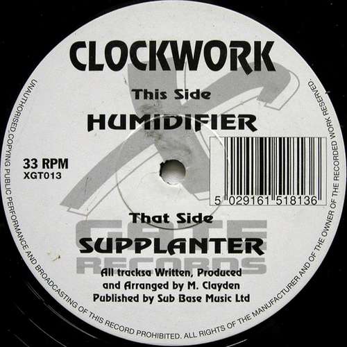 Cover Clockwork (4) - Humidifier / Supplanter (12) Schallplatten Ankauf