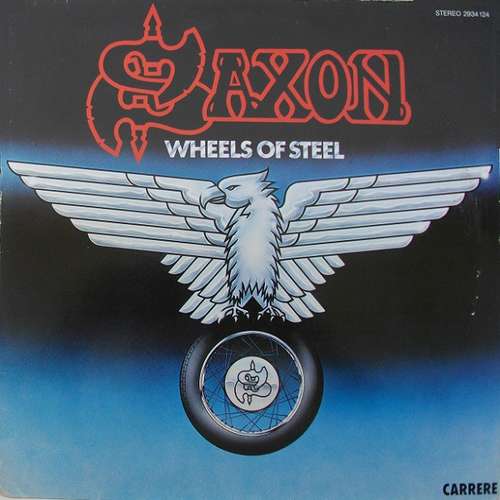 Cover Saxon - Wheels Of Steel (LP, Album) Schallplatten Ankauf