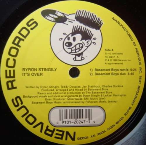 Cover Byron Stingily - It's Over (12) Schallplatten Ankauf