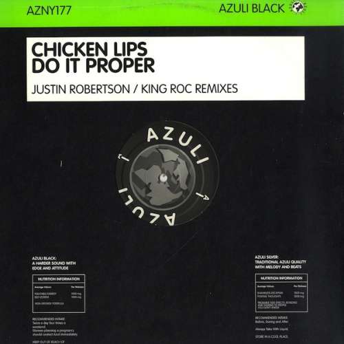 Cover Chicken Lips - Do It Proper (Justin Robertson / King Roc Remixes) (12) Schallplatten Ankauf