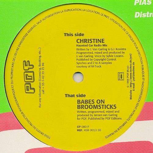 Cover Synchro - Babes On Broomsticks / Christine (12) Schallplatten Ankauf
