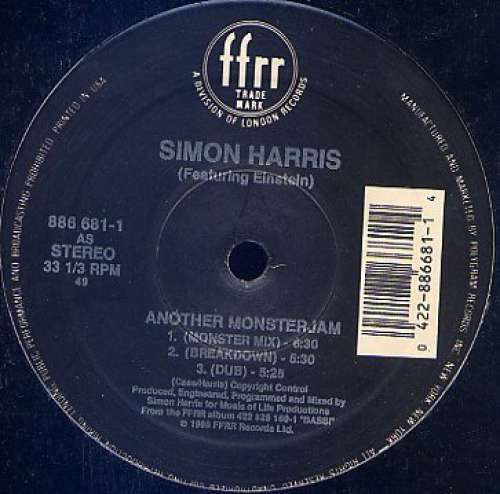 Cover Simon Harris - Another Monster Jam / (I've Got Your) Pleasure Control (12) Schallplatten Ankauf