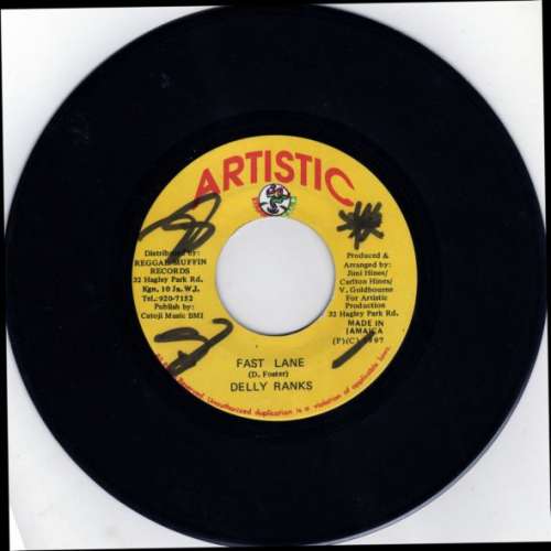Cover Delly Ranks - Fast Lane (7) Schallplatten Ankauf