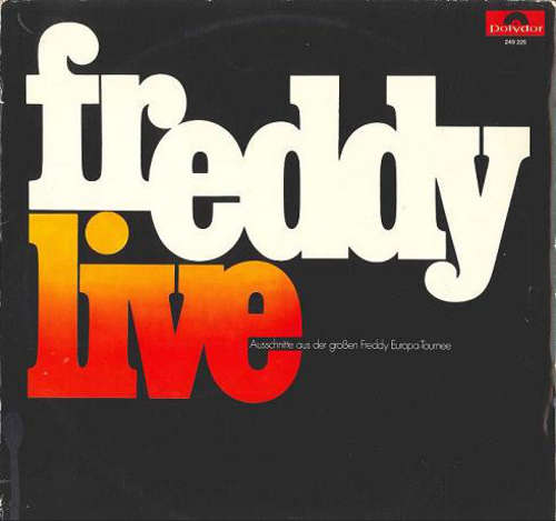 Cover Freddy*, Das Medium-Terzett* Und Das Orchester James Last* - Live - Ausschnitte Aus Der Großen Freddy Europa-Tournee (LP) Schallplatten Ankauf
