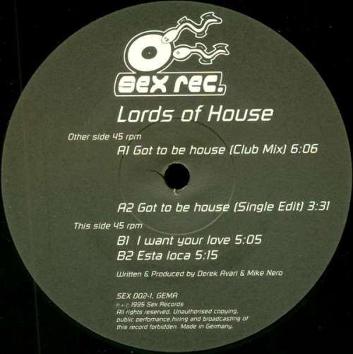 Cover Lords Of House - Got To Be House (12, EP) Schallplatten Ankauf