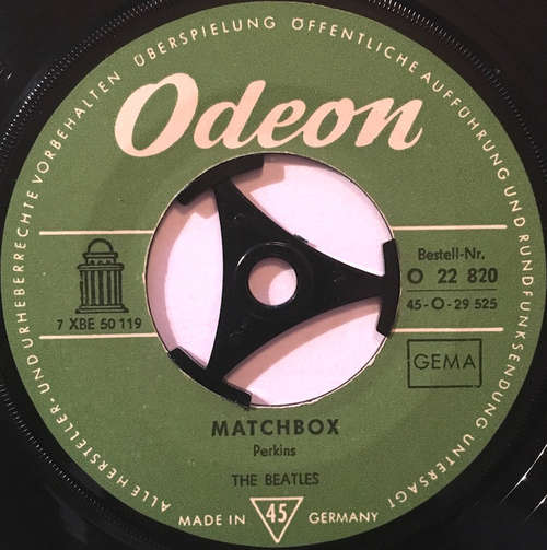 Cover The Beatles - Matchbox (7, Single) Schallplatten Ankauf