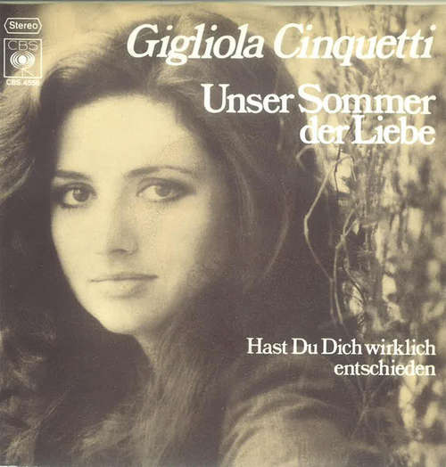 Cover Gigliola Cinquetti - Unser Sommer Der Liebe (7, Single) Schallplatten Ankauf