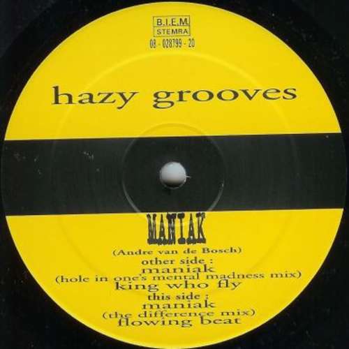 Cover Hazy Grooves - Maniak (12) Schallplatten Ankauf