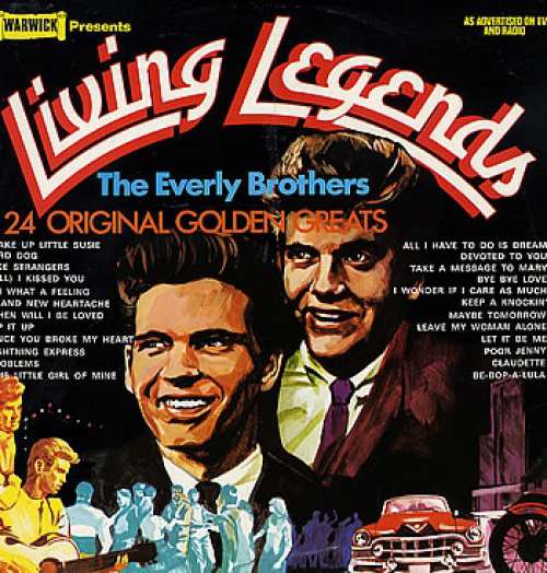 Cover The Everly Brothers* - Living Legends (LP, Comp, Red) Schallplatten Ankauf