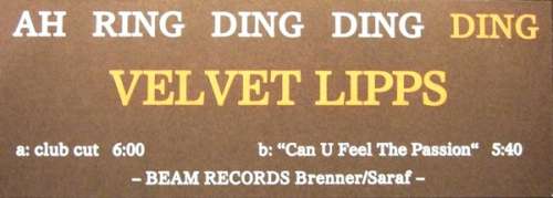 Cover Velvet Lipps - Ah Ring Ding Ding Ding (12, W/Lbl) Schallplatten Ankauf