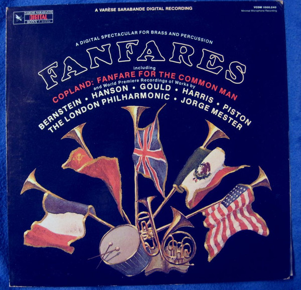 Cover The London Philharmonic Orchestra, Jorge Mester - Fanfares (12, Album) Schallplatten Ankauf