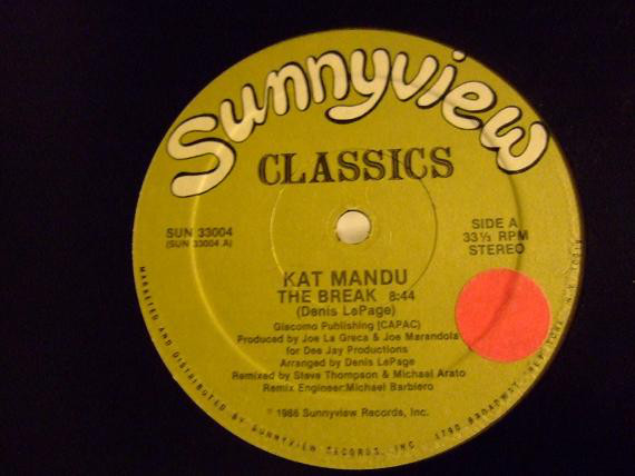 Cover Kat Mandu / The Sunshine Band - The Break  / Black Water Gold  (12) Schallplatten Ankauf
