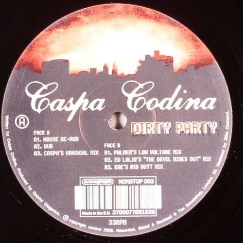 Cover Caspa Codina - Dirty Party (12) Schallplatten Ankauf