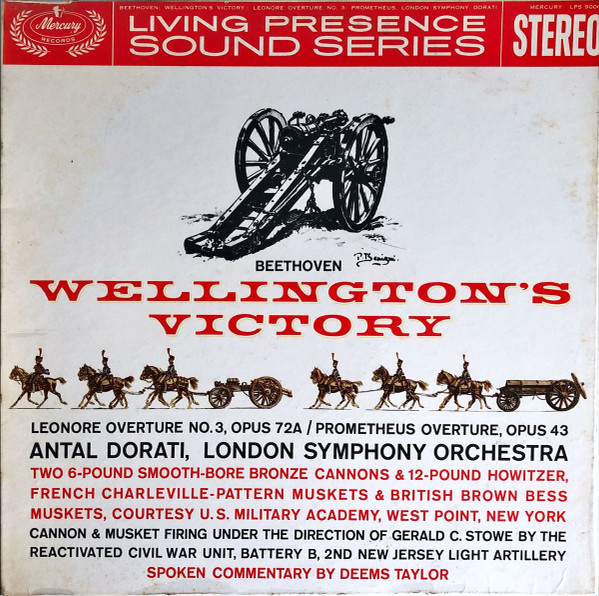 Cover Beethoven* / Antal Dorati, London Symphony Orchestra* - Wellington's Victory / Leonore Overture No.3 Opus 72A / Prometheus Overture, Opus 43 (LP) Schallplatten Ankauf