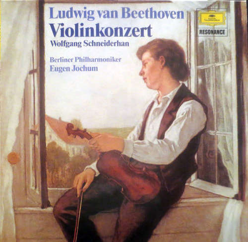 Cover Ludwig Van Beethoven - Wolfgang Schneiderhan, Berliner Philharmoniker, Eugen Jochum - Violinkonzert (LP, RE) Schallplatten Ankauf
