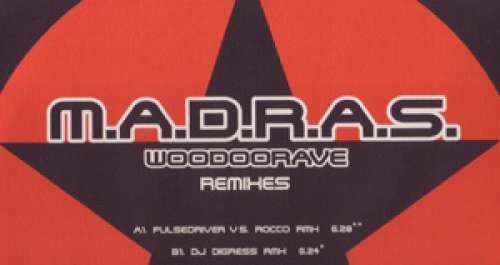 Cover M.A.D.R.A.S. - Woodoorave (Remixes) (12) Schallplatten Ankauf