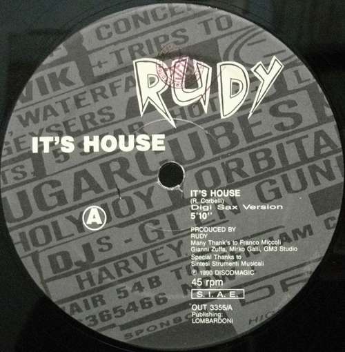 Cover Rudy* - It's House (12) Schallplatten Ankauf