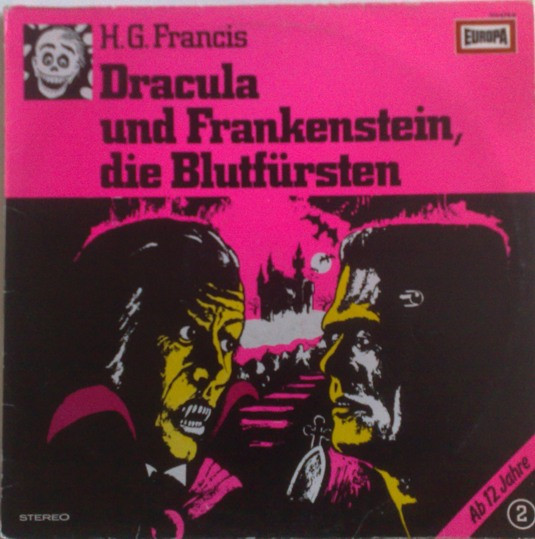 Cover H.G. Francis - Gruselserie  2 - Dracula Und Frankenstein, Die Blutfürsten (LP) Schallplatten Ankauf
