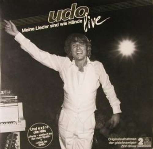 Cover Udo Live - Meine Lieder Sind Wie Hände Schallplatten Ankauf