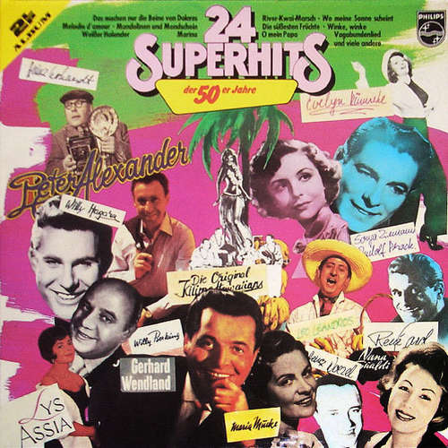 Cover Various - 24 Superhits Der 50er Jahre (2xLP, Comp) Schallplatten Ankauf