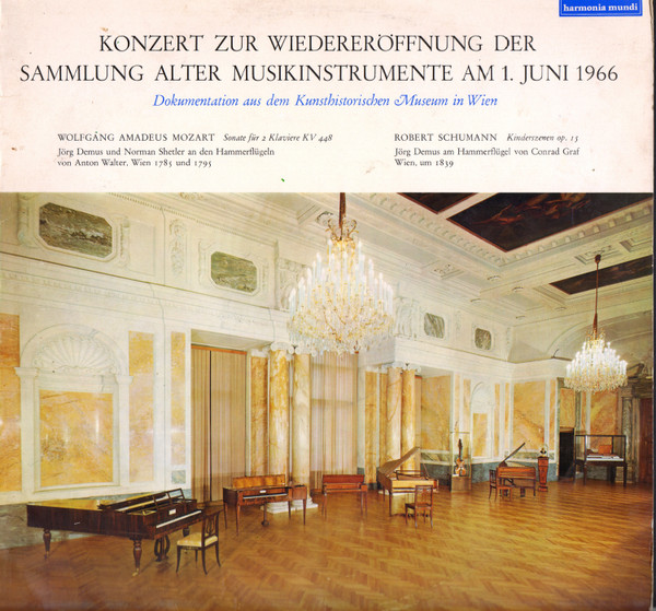 Bild Jörg Demus, Norman Shetler, Wolfgang Amadeus Mozart, Robert Schumann - Sonate Für Zwei Klaviere, D-dur KV 448. Kinderszenen Op.15 (LP, Mono) Schallplatten Ankauf