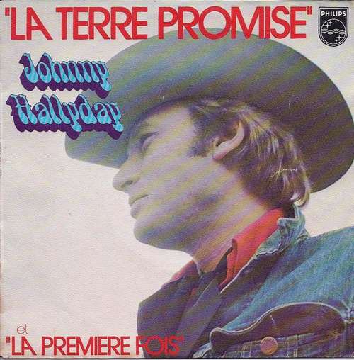 Cover Johnny Hallyday - La Terre Promise (7, Single) Schallplatten Ankauf
