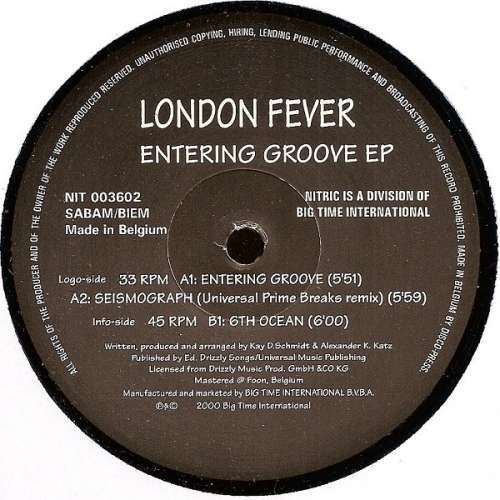 Cover London Fever - Entering Groove (12) Schallplatten Ankauf