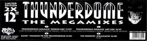 Cover Various - Thunderdome - The Megamixes (2x12, P/Mixed, W/Lbl) Schallplatten Ankauf