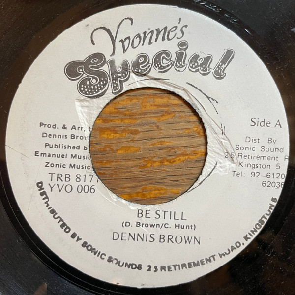Cover Dennis Brown - Be Still (7, Single) Schallplatten Ankauf