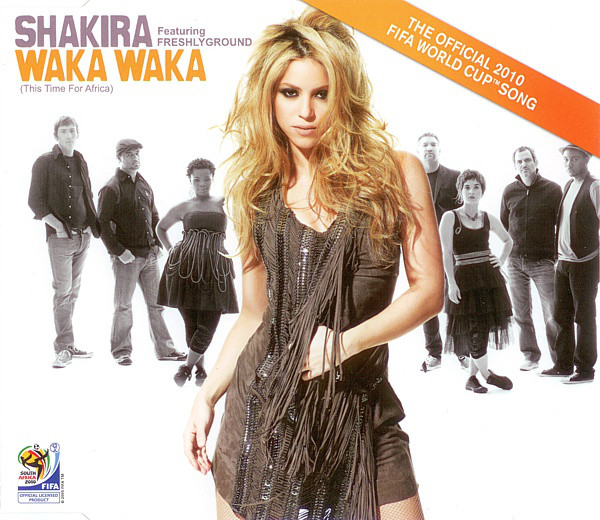 Cover Shakira Featuring Freshlyground - Waka Waka (This Time For Africa) (The Official 2010 FIFA World Cup Song) (CD, Single) Schallplatten Ankauf