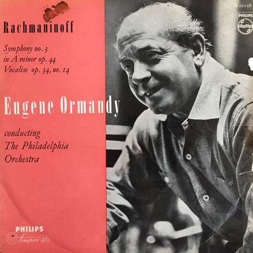 Bild Rachmaninoff*, Eugene Ormandy, The Philadelphia Orchestra - Symphony No. 3 In A Minor Op. 44 • Vocalise Op. 34, No. 14 (LP, Mono) Schallplatten Ankauf