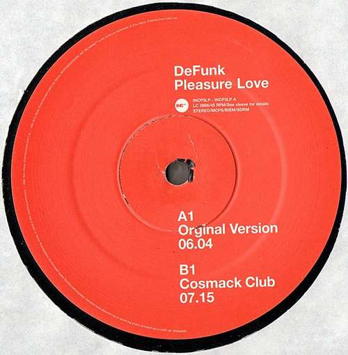 Cover De Funk - Pleasure Love (12) Schallplatten Ankauf