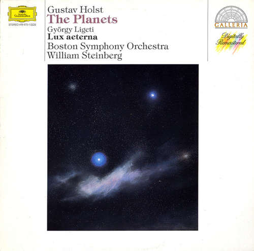 Cover Gustav Holst, György Ligeti - Boston Symphony Orchestra, William Steinberg - The Planets / Lux Aeterna (LP, Comp, RM) Schallplatten Ankauf