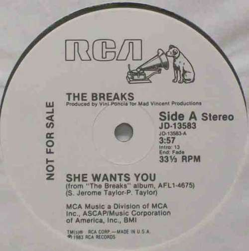 Bild The Breaks (2) - She Wants You (12, Promo) Schallplatten Ankauf