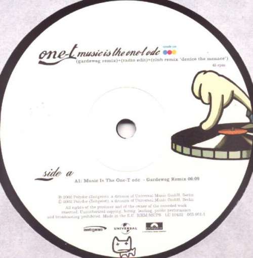 Cover One-T - Music Is The One-T Odc (12) Schallplatten Ankauf