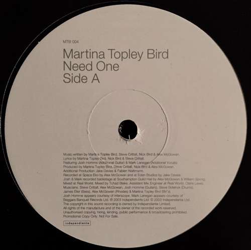 Cover Martina Topley-Bird - Need One (12, Promo) Schallplatten Ankauf
