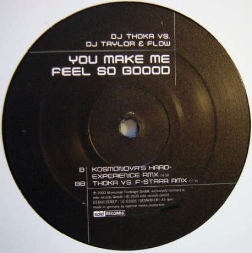Cover DJ Thoka vs. DJ Taylor & Flow - You Make Me Feel So Goood (The Remixes) (12) Schallplatten Ankauf