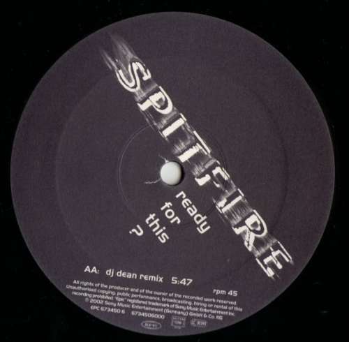 Cover Spitfire (2) - Ready For This? (12) Schallplatten Ankauf